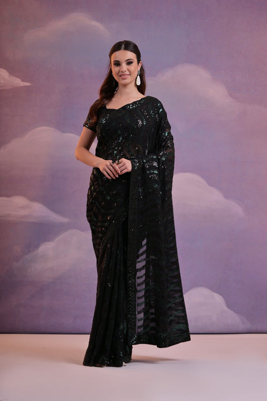 Presents Bollywood designer Soft Georgette saree collection by Mimi. Mk-5368