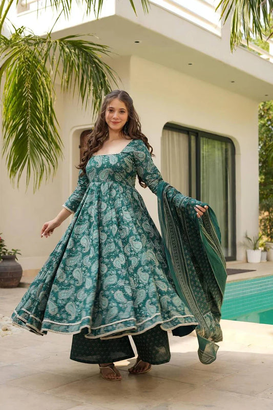 mrunali's Anarkali Suit Set